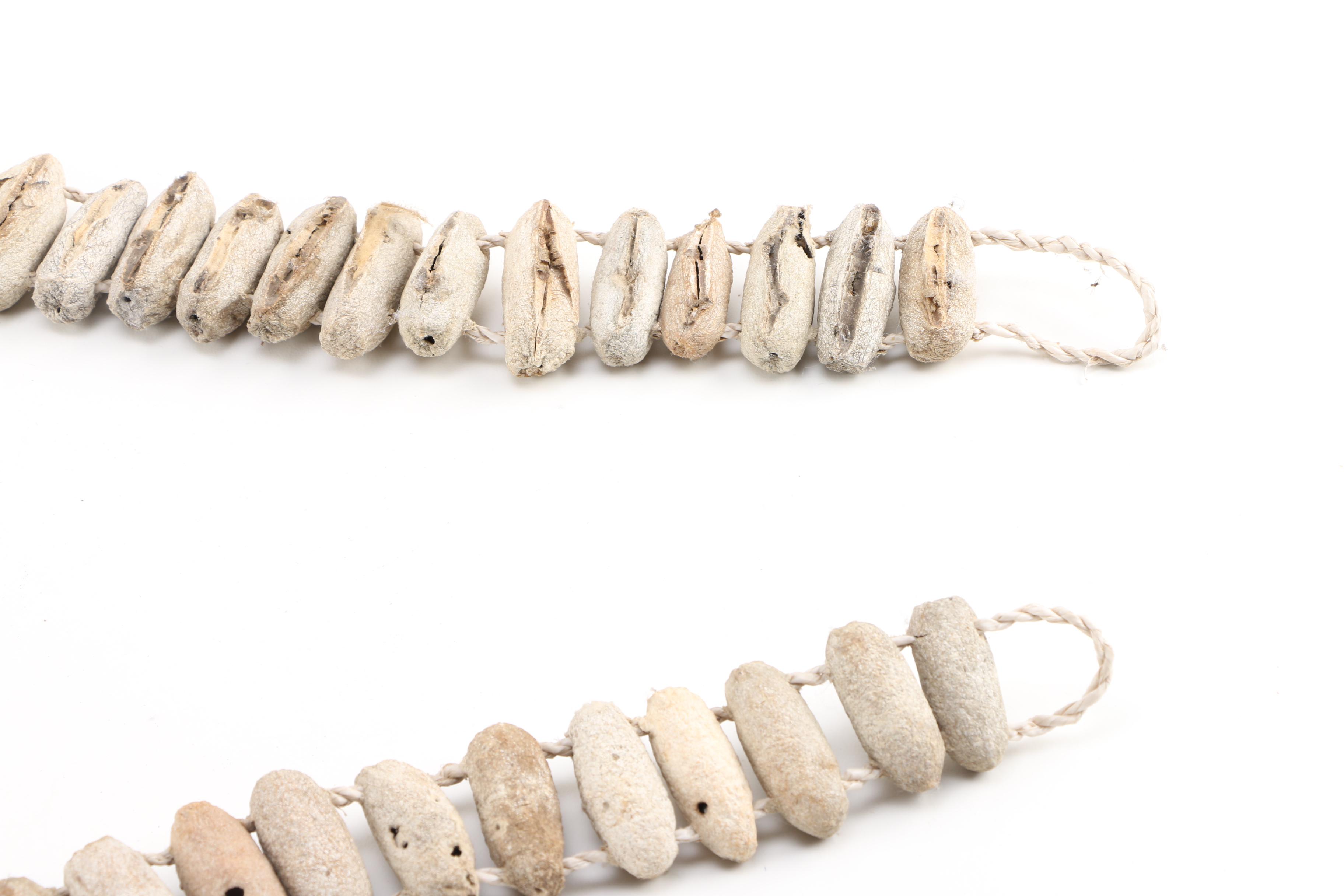 Clarence A Wells Beaded Necklace and Drum