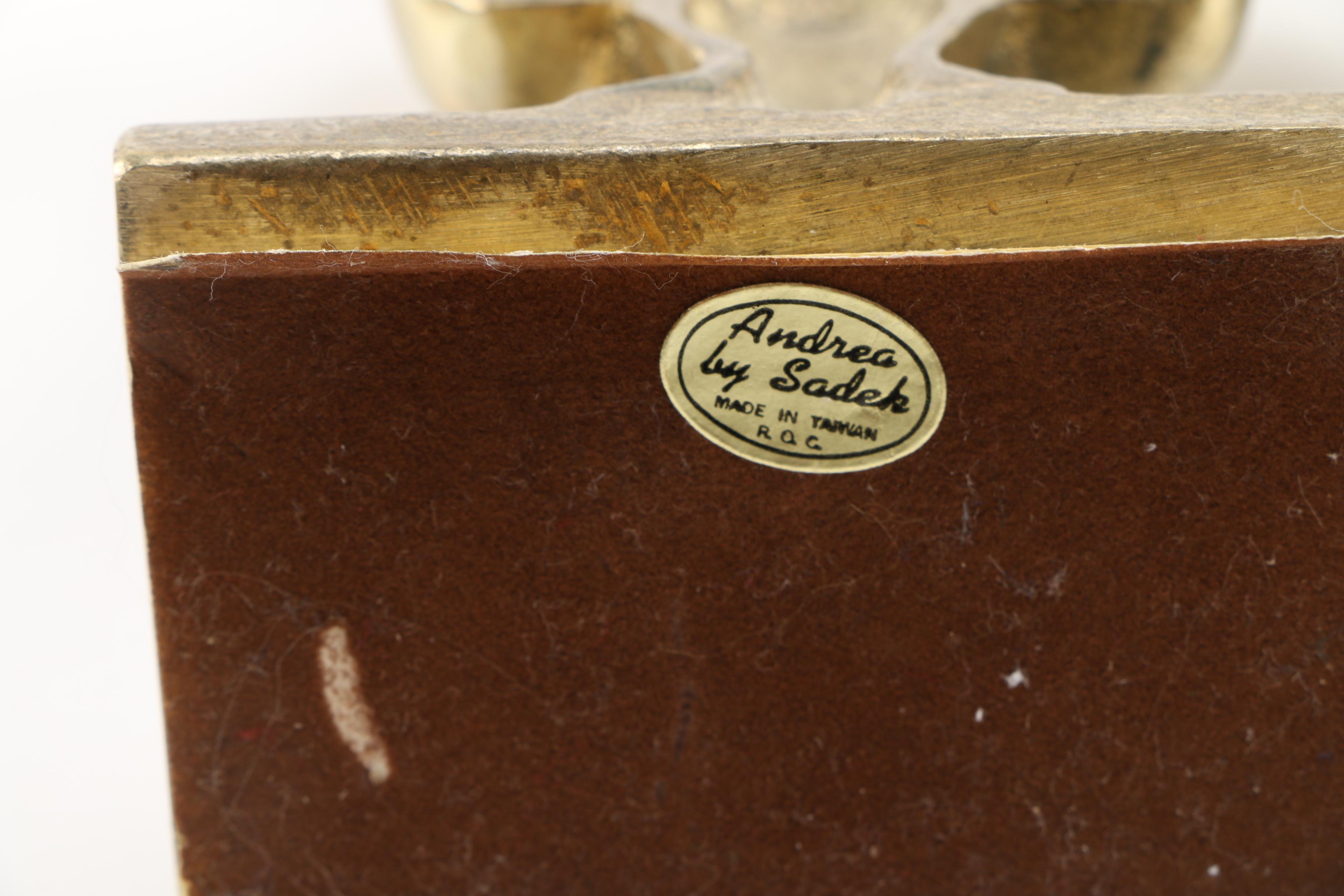 Brass Fluer De Lis Bookends