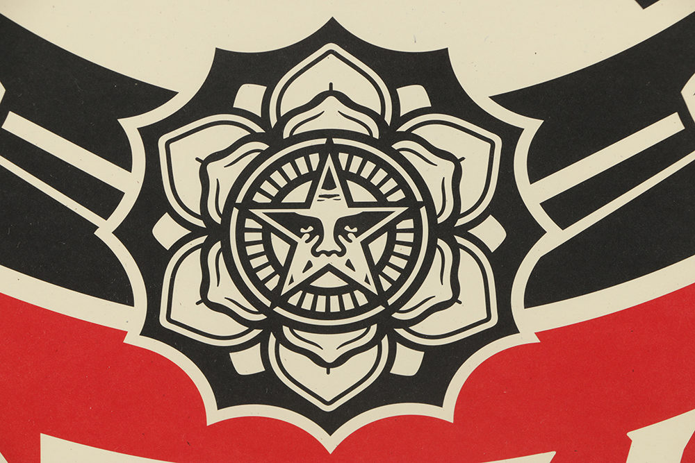 Shepard Fairey Offset Lithograph on Paper "Make Art Not War"
