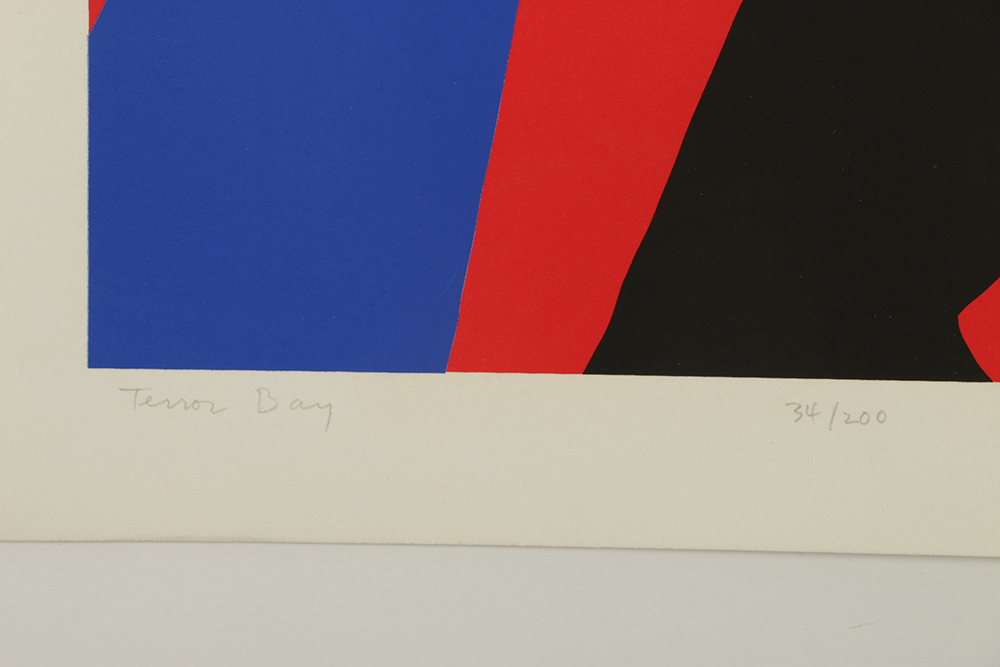 George Vranesh Limited Edition Serigraph on Paper "Terror Bay"