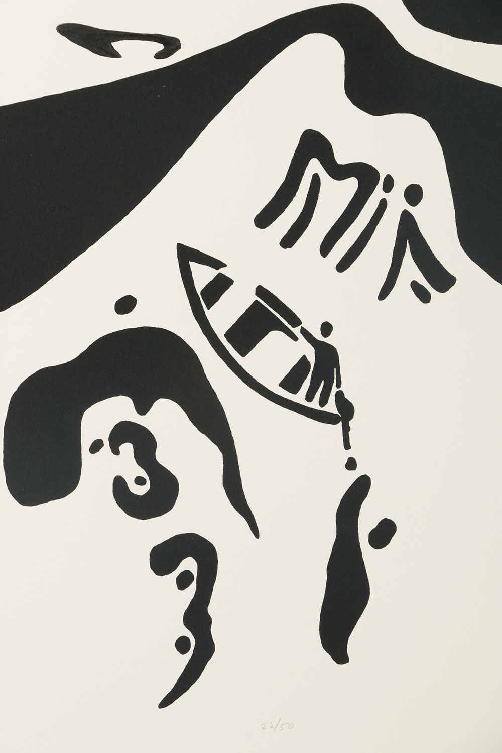 George Vranesh Limited Edition Serigraph on Paper "Day #2"