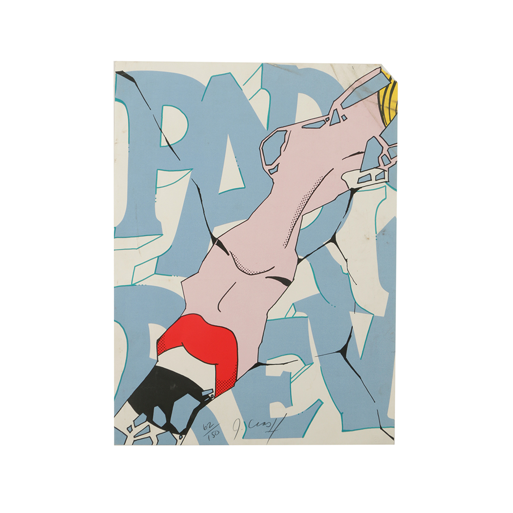 John "Crash" Matos Original Limited Edition Serigraph "Paris Review (Scream)"