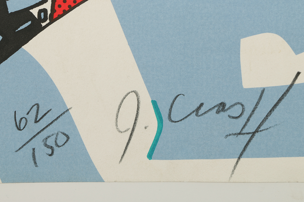 John "Crash" Matos Original Limited Edition Serigraph "Paris Review (Scream)"