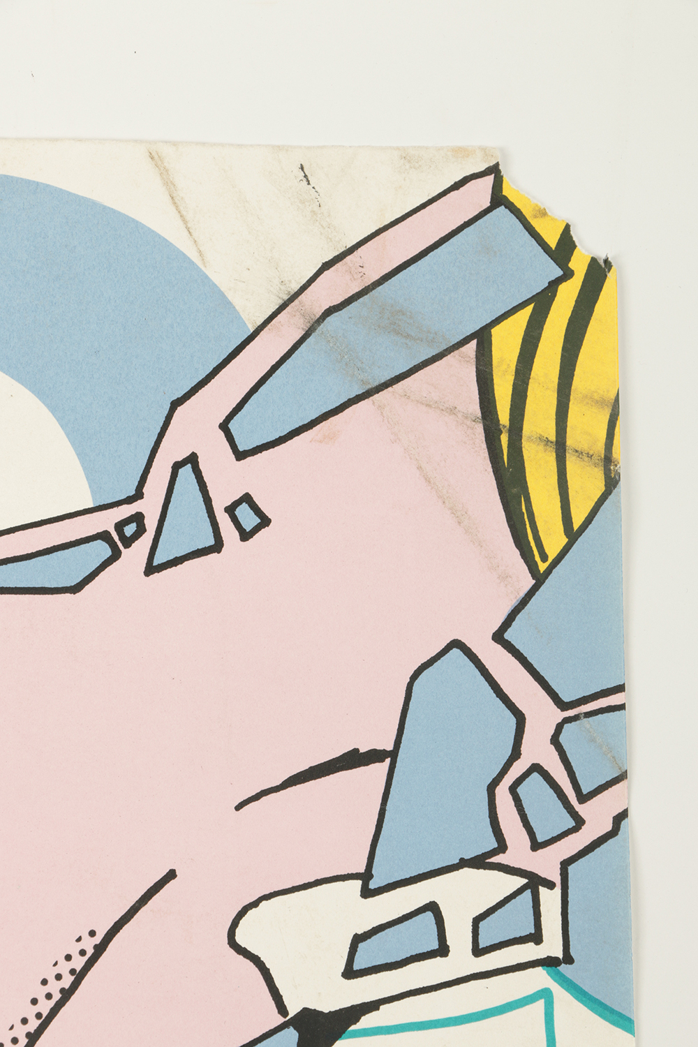 John "Crash" Matos Original Limited Edition Serigraph "Paris Review (Scream)"