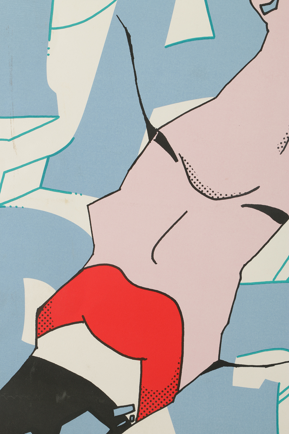 John "Crash" Matos Original Limited Edition Serigraph "Paris Review (Scream)"