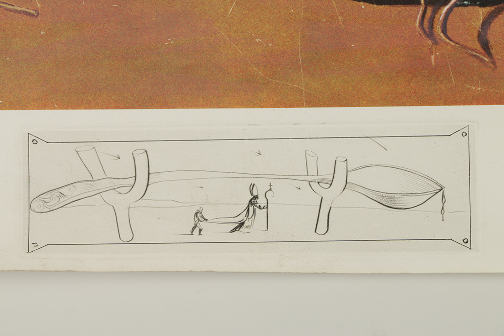 Salvador Dalí Limited Edition Photolithograph on Rives Paper "Les Caprices Pinces Princiers" From "Les Diners de Gala"