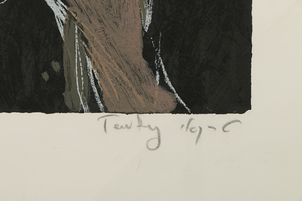 Itzchak Tarkay Limited Edition Lithograph "Seated Woman with Hat"