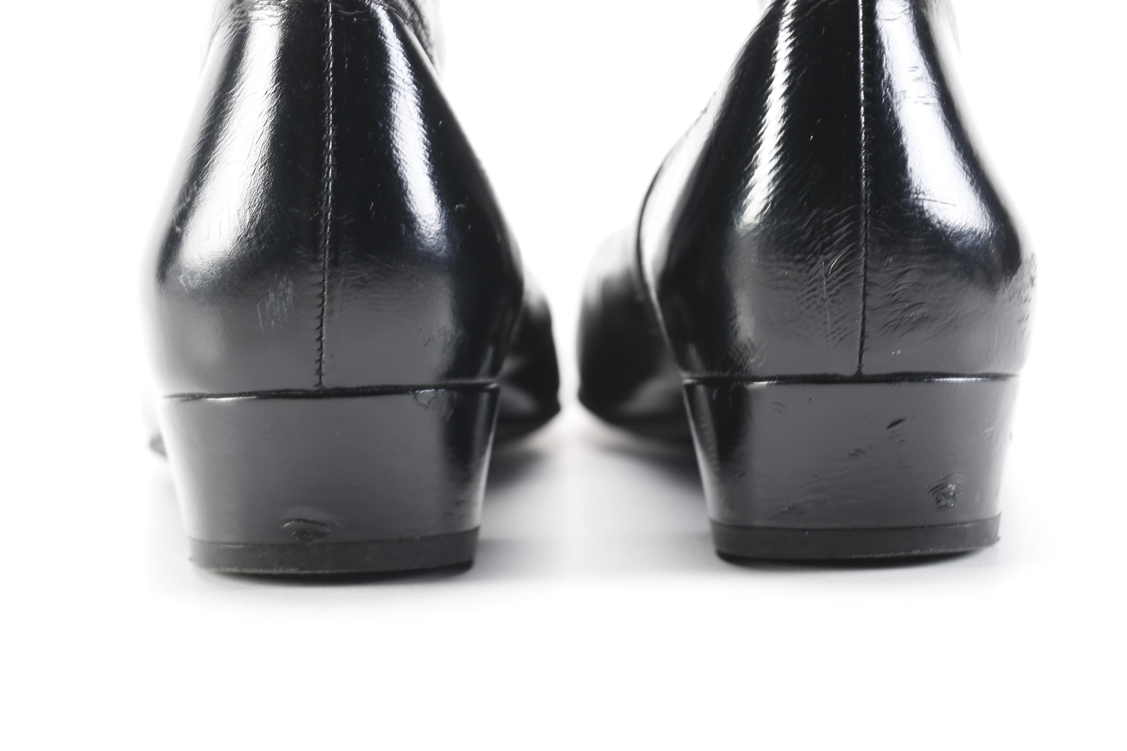 Coach Black Leather Rossi Ankle Boots