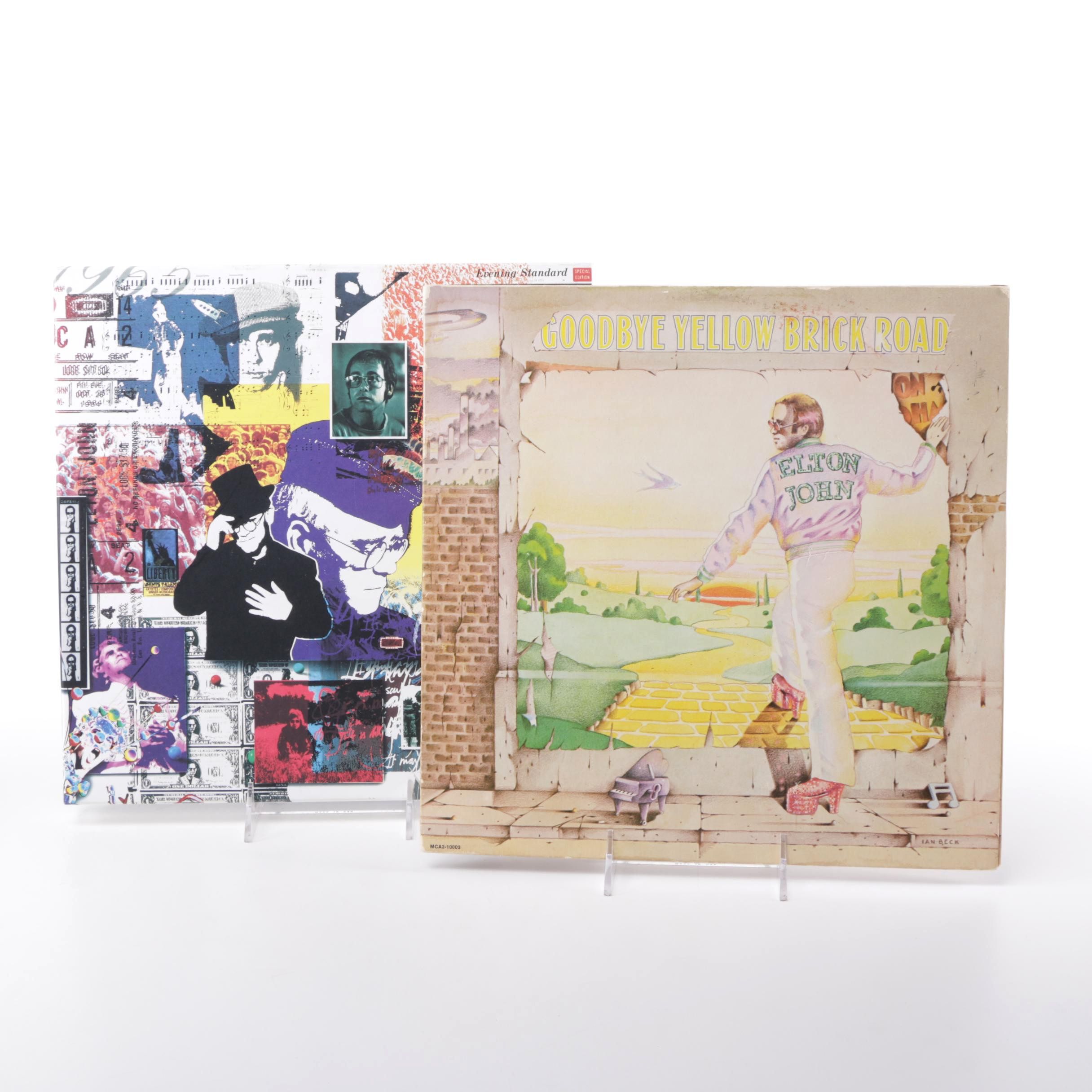 Elton John CD Box Set and "Yellow Brick Road" LP