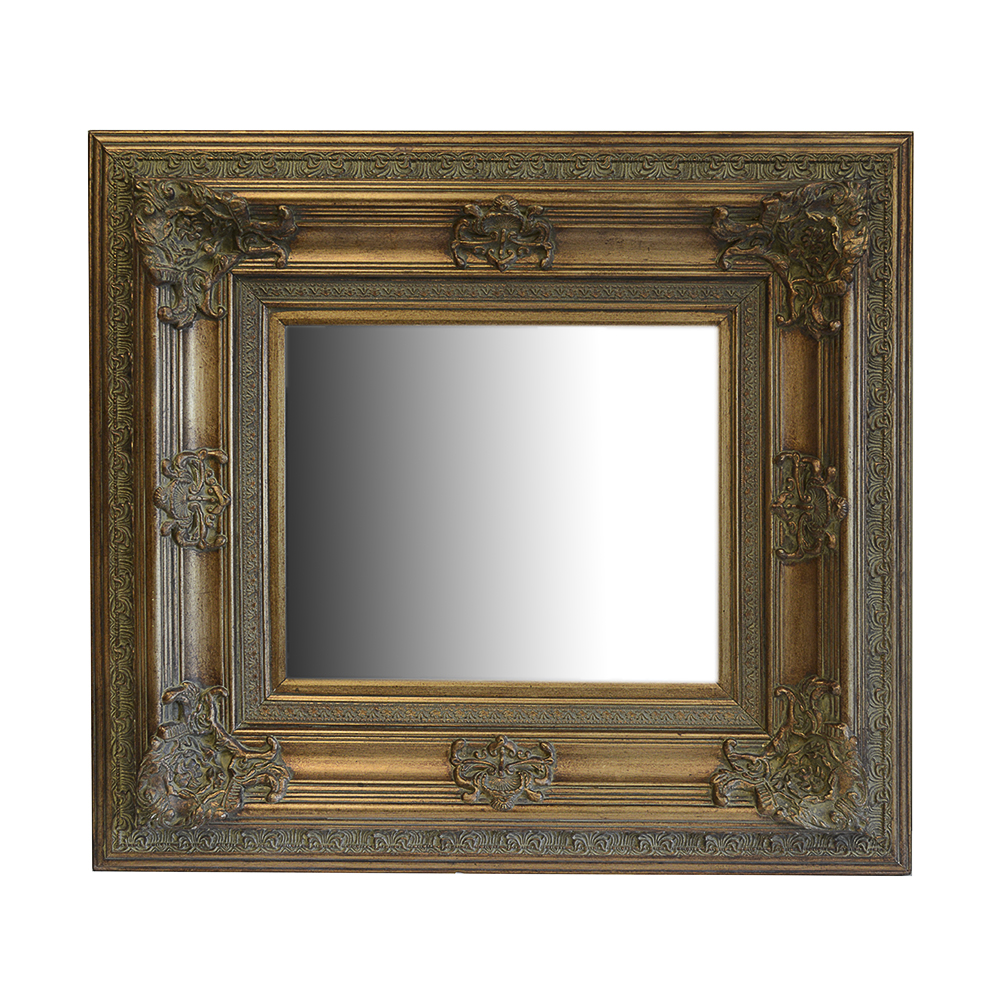 Substantial Vintage Ornate Beveled Mirror