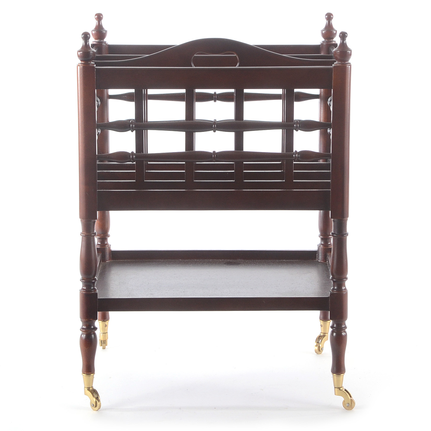 Mahogany Magazine Holder