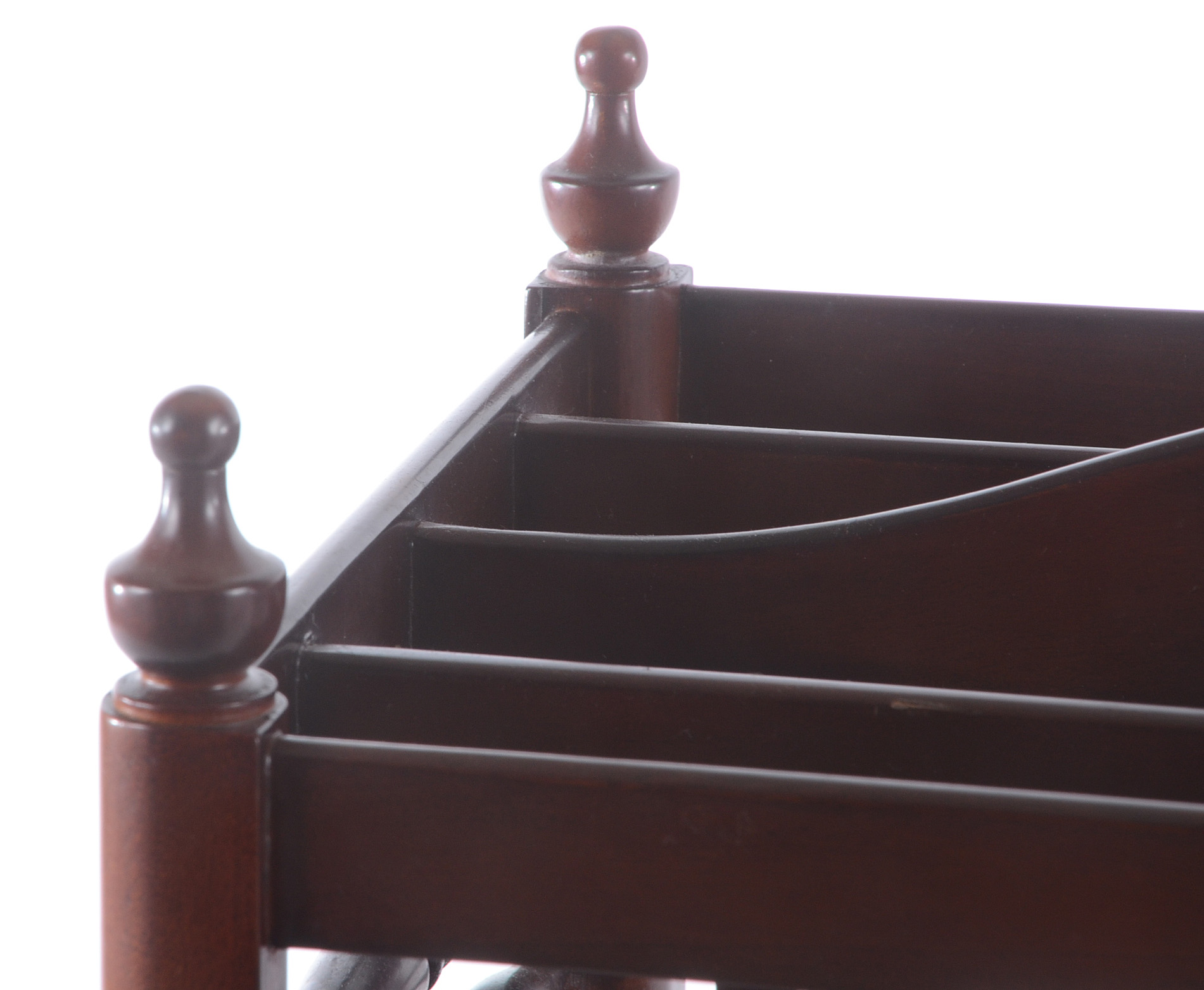 Mahogany Magazine Holder