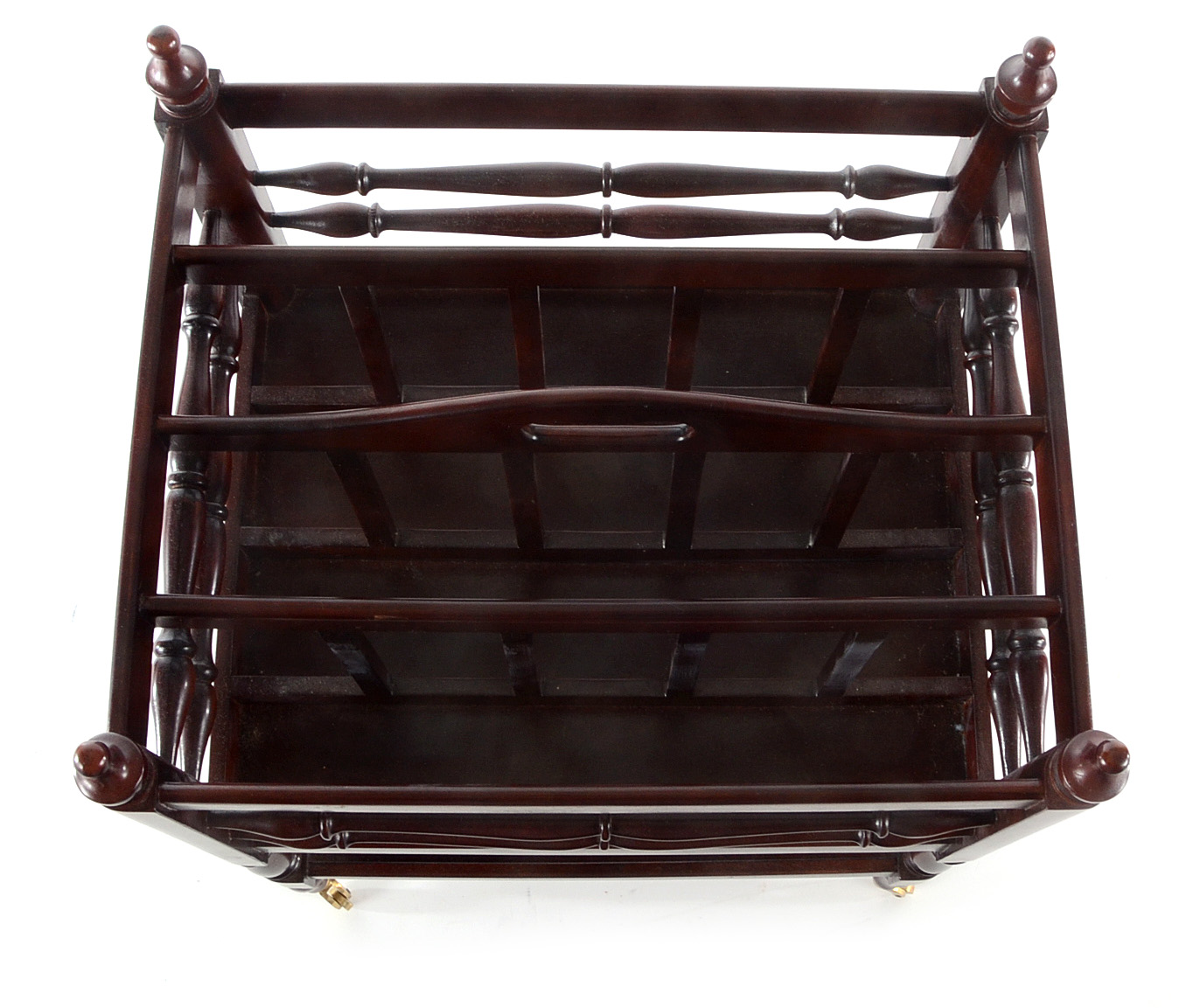 Mahogany Magazine Holder