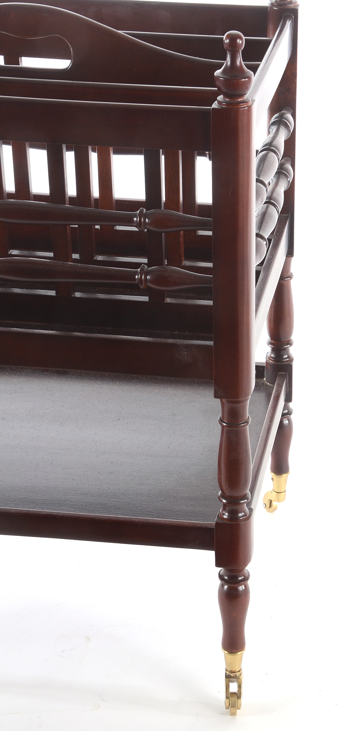 Mahogany Magazine Holder