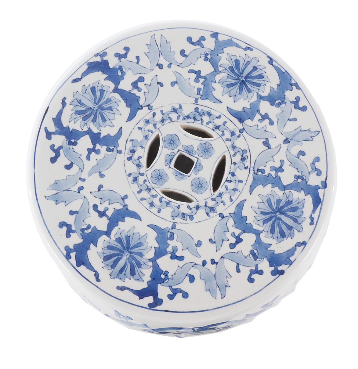 Chinese Blue and White Porcelain Garden Seat