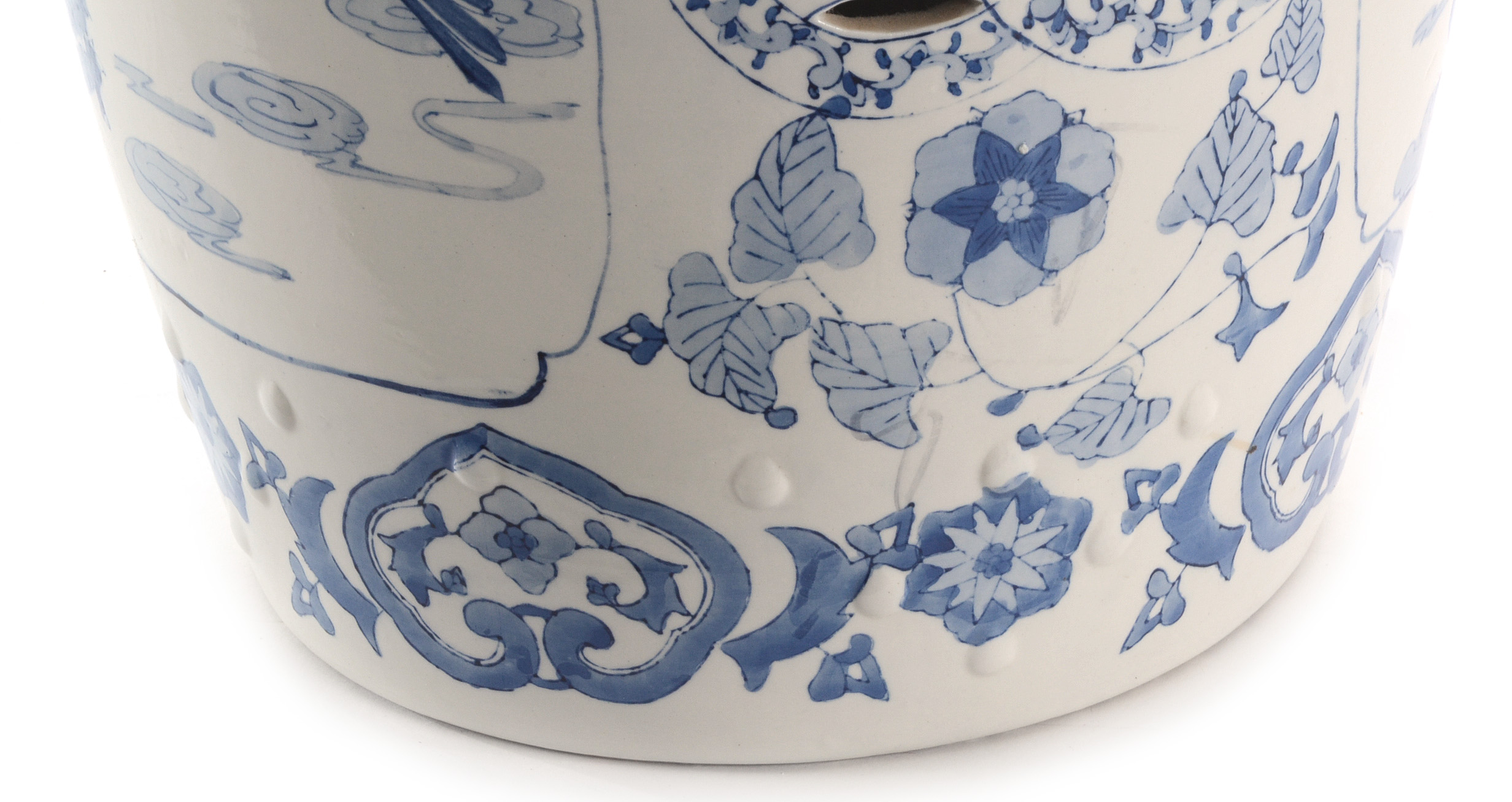 Chinese Blue and White Porcelain Garden Seat