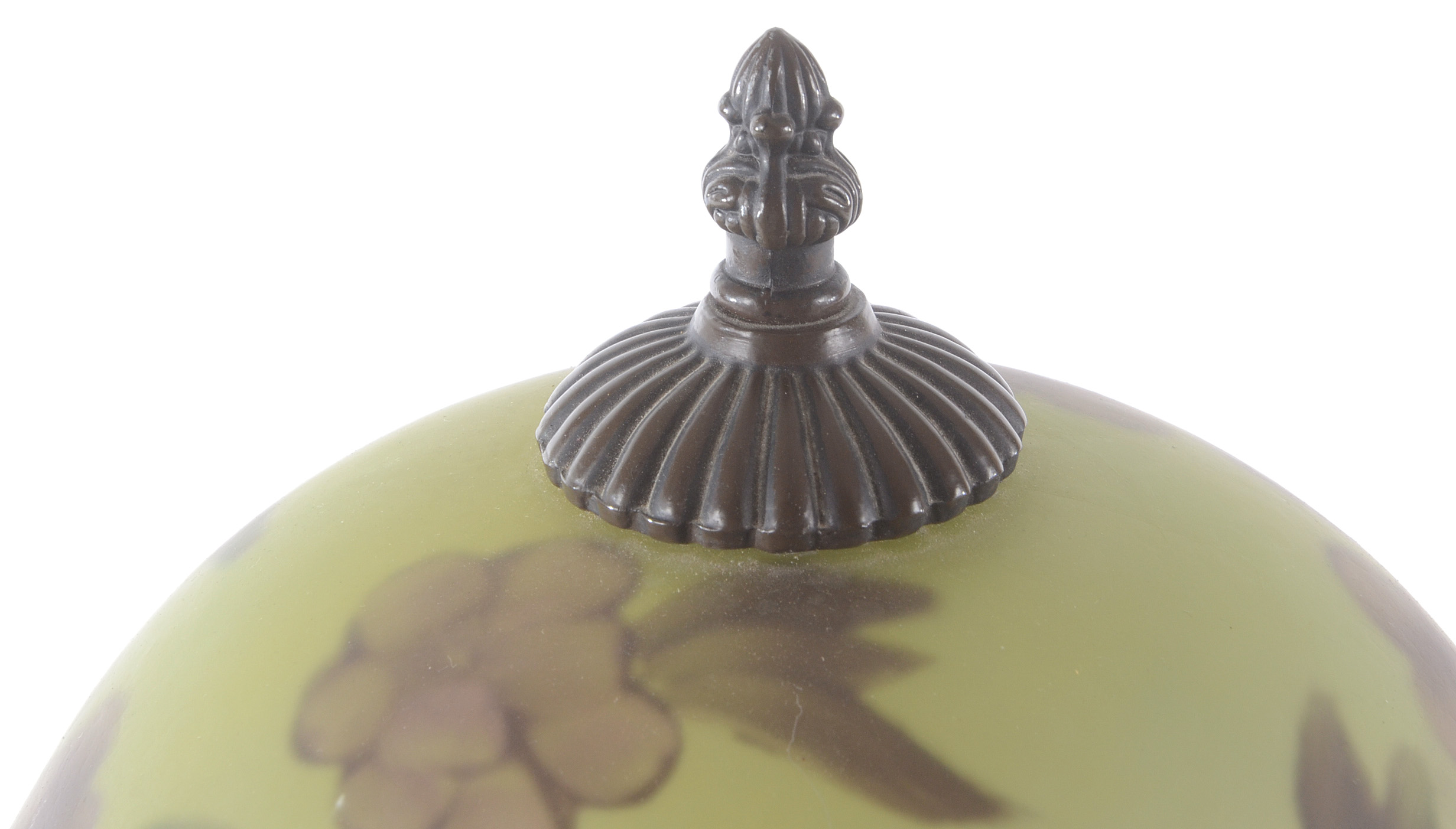 Vintage Reverse Painted Table Lamp