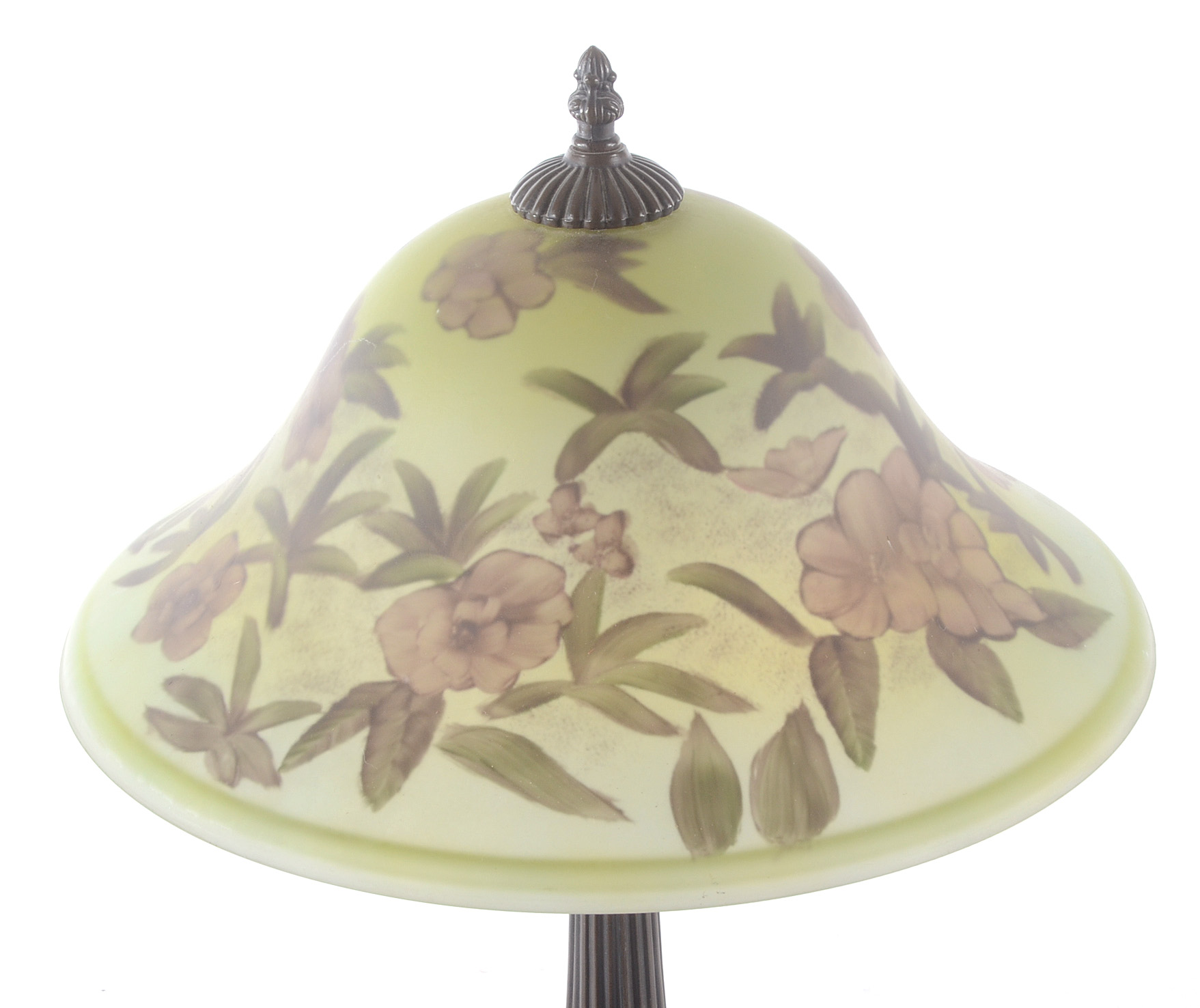 Vintage Reverse Painted Table Lamp