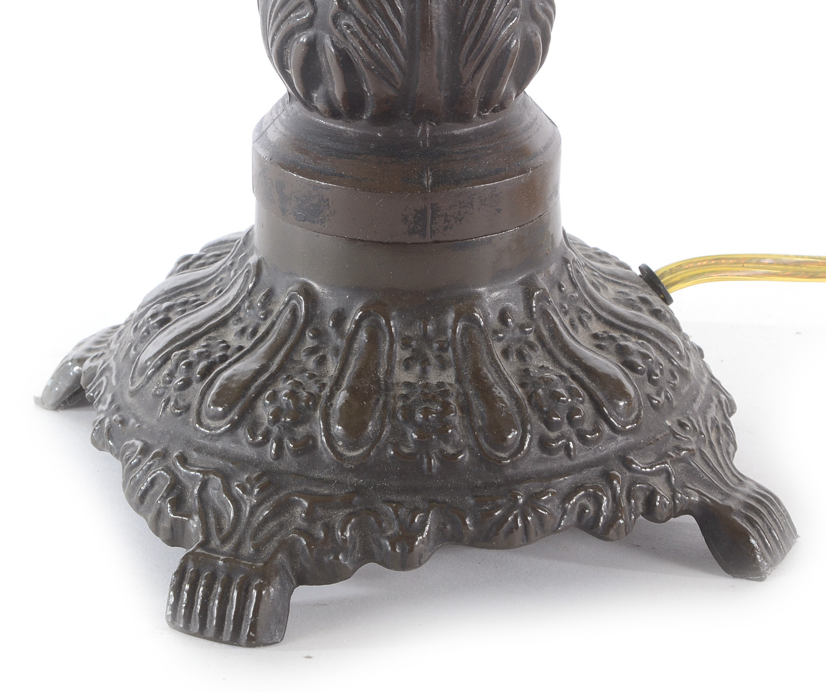 Vintage Reverse Painted Table Lamp