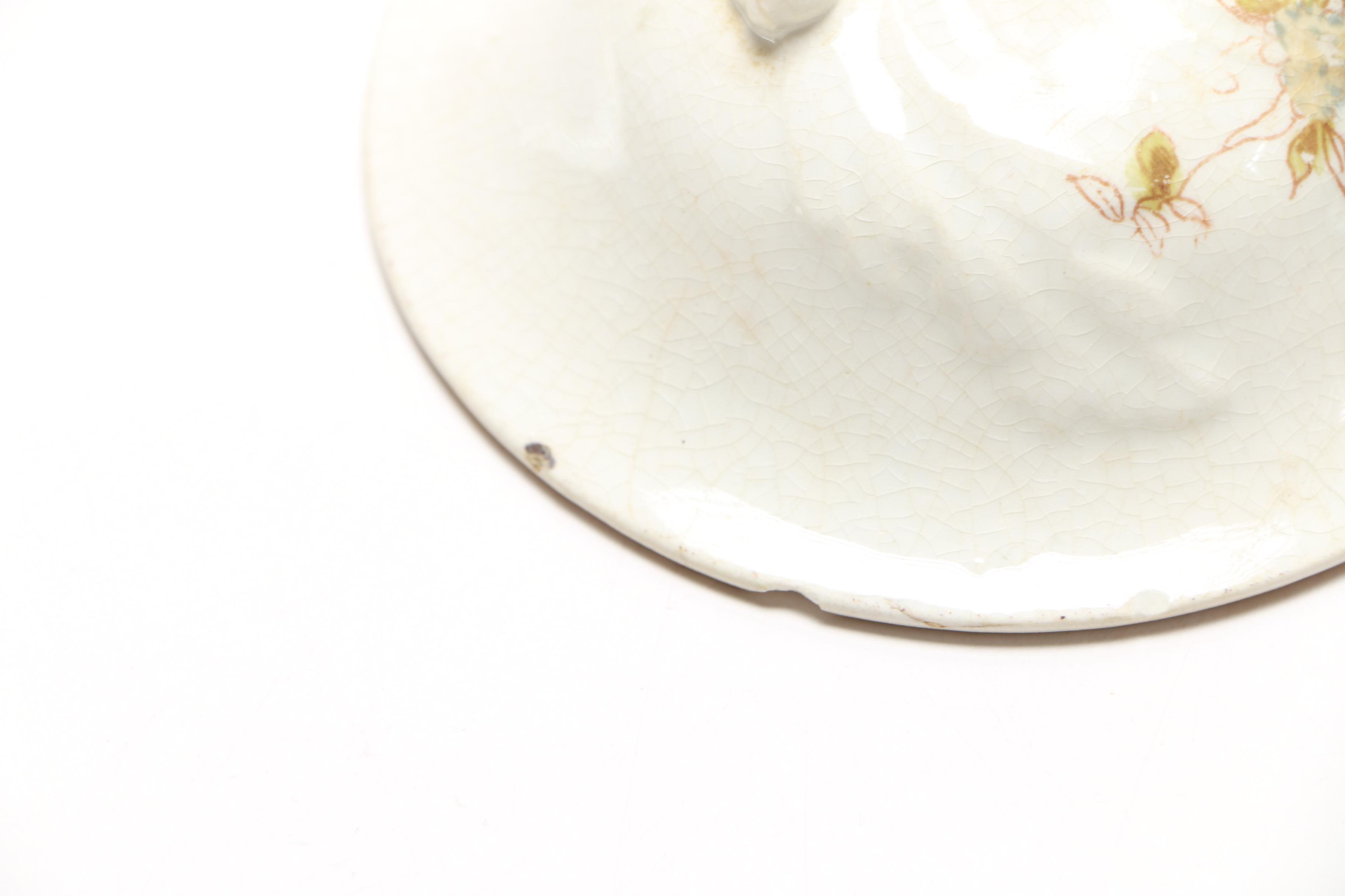 Early 20th Century Verus Porcelain Lidded Pot