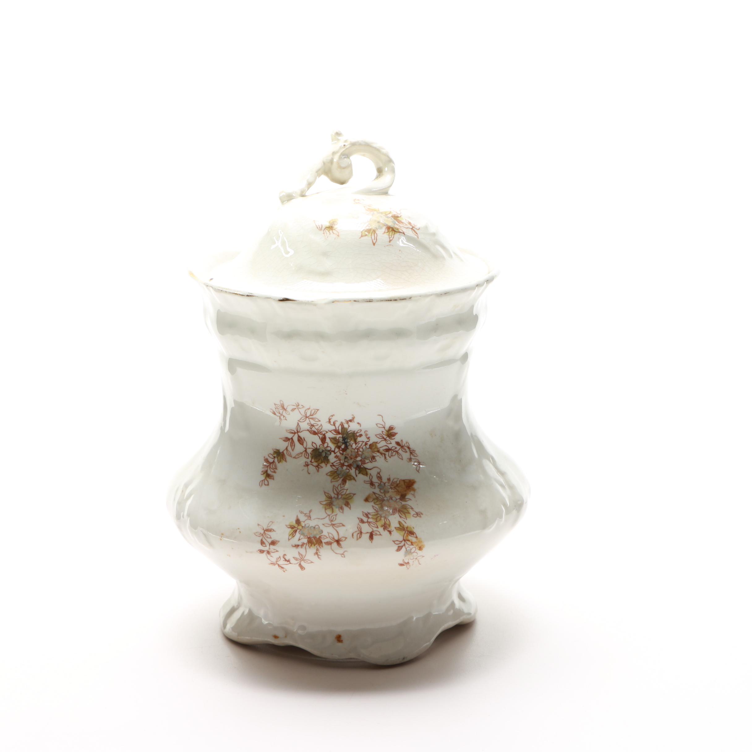 Early 20th Century Verus Porcelain Lidded Pot