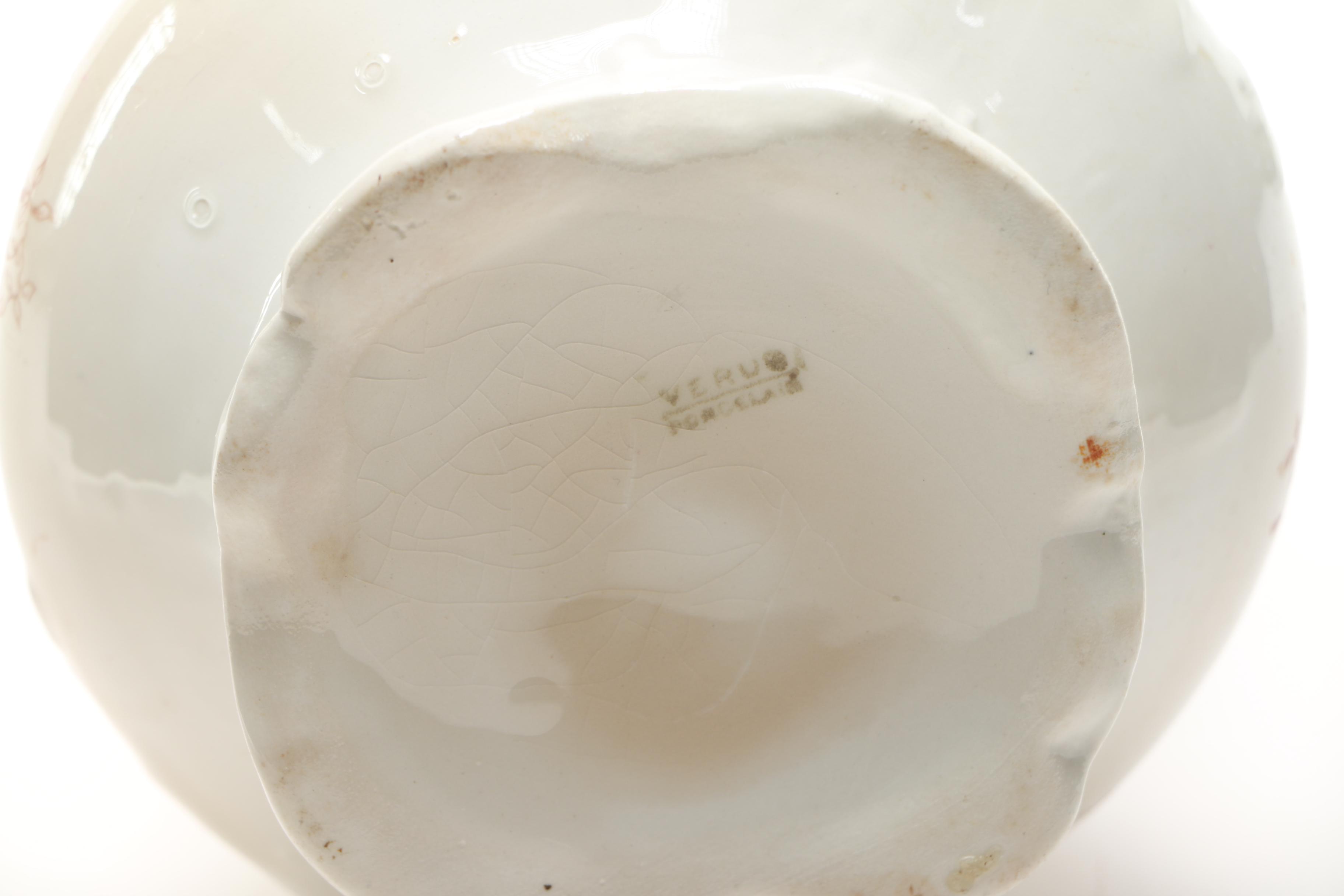 Early 20th Century Verus Porcelain Lidded Pot