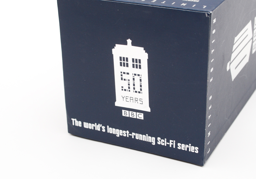 2013 Nieu Dr. Who 50th Anniversary Two Dollar Silver Coin with TARDIS