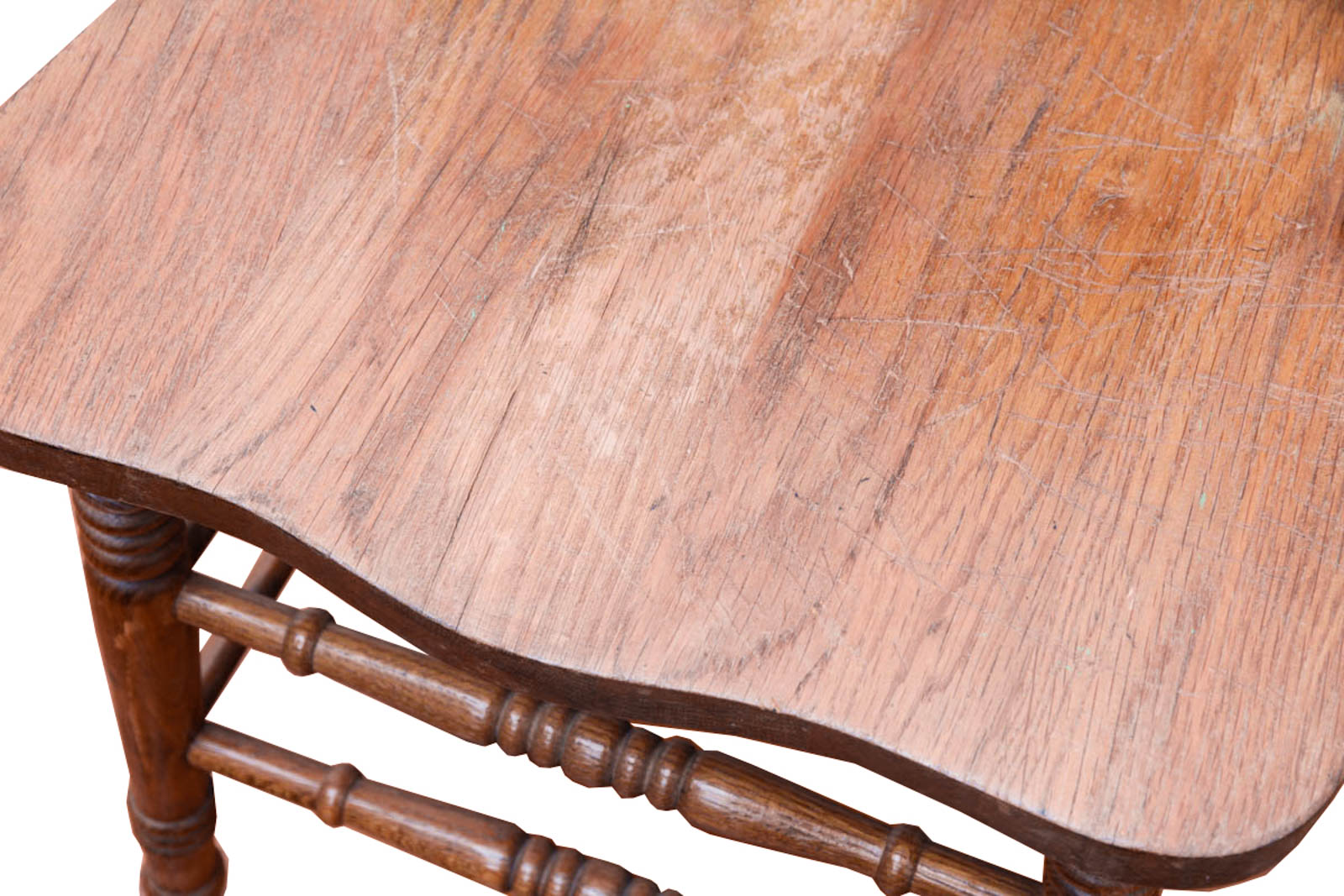 Pressed Back Oak Dining Chairs