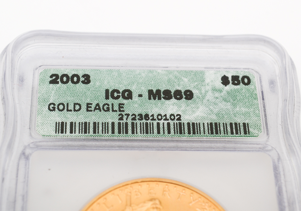 U.S. Mint 2003 Fifty Dollar Gold Eagle Coin