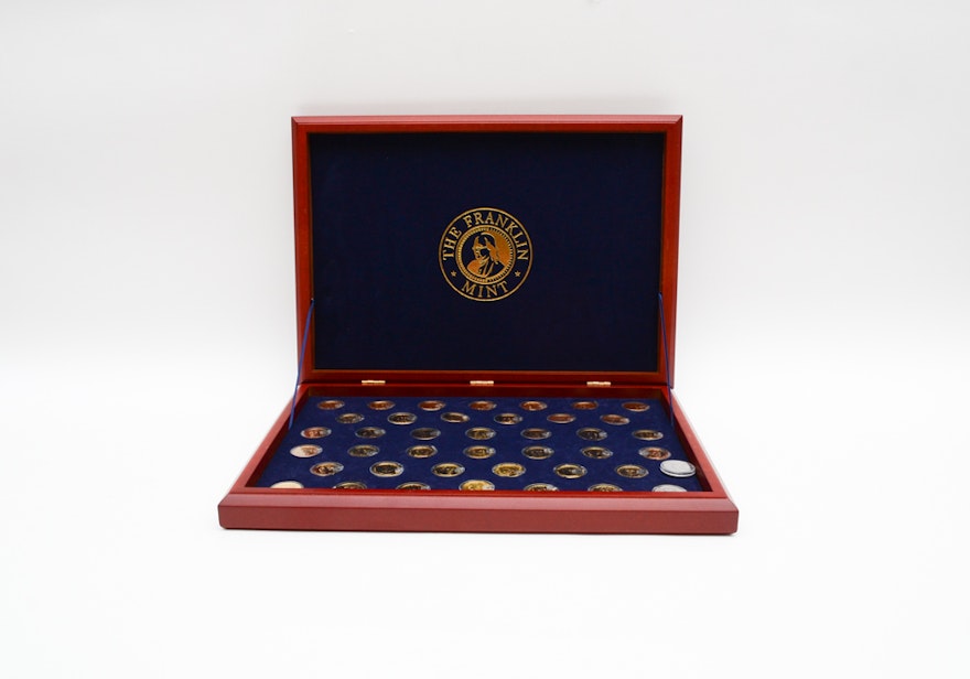 Franklin Mint Complete Presidential Coin Collection 2007-2016
