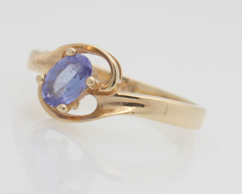 14K Yellow Gold Tanzanite Ring