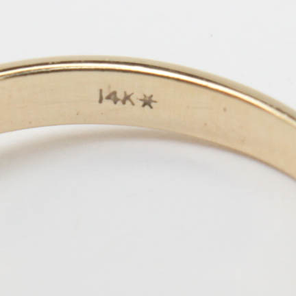 14K Yellow Gold Tanzanite Ring