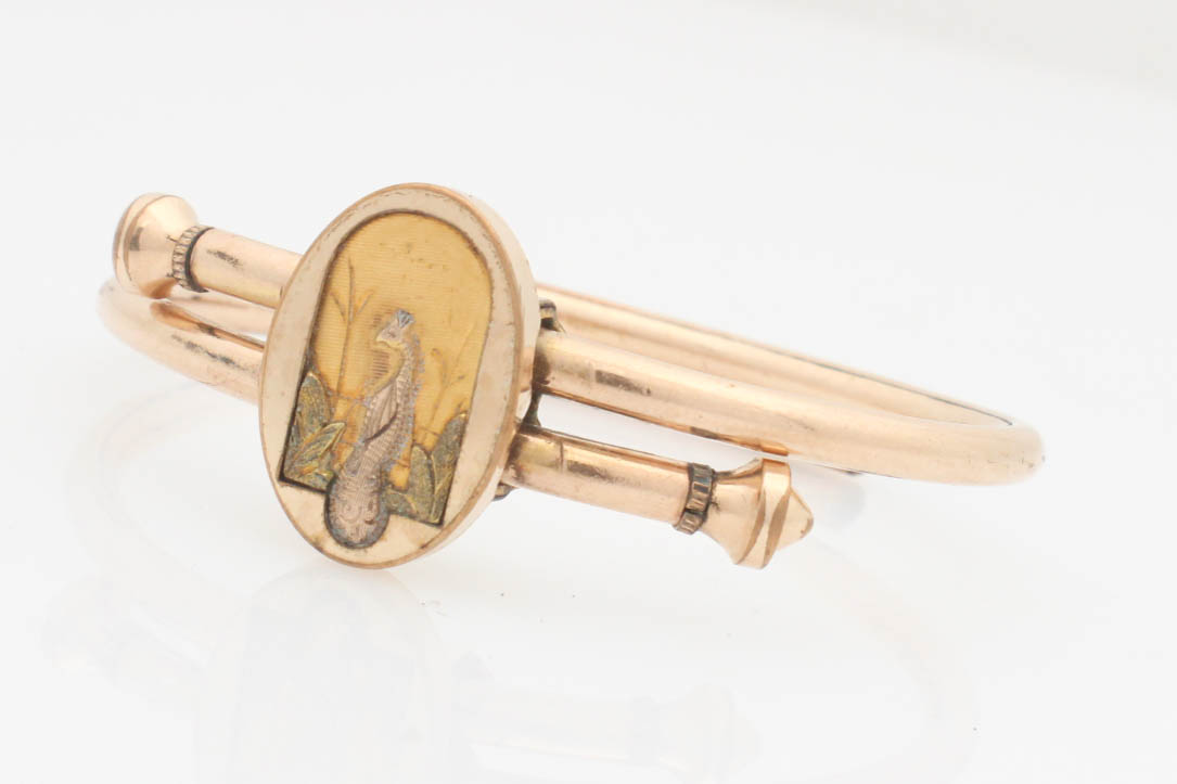 1879 Antique Victorian Gold Filled Bracelet