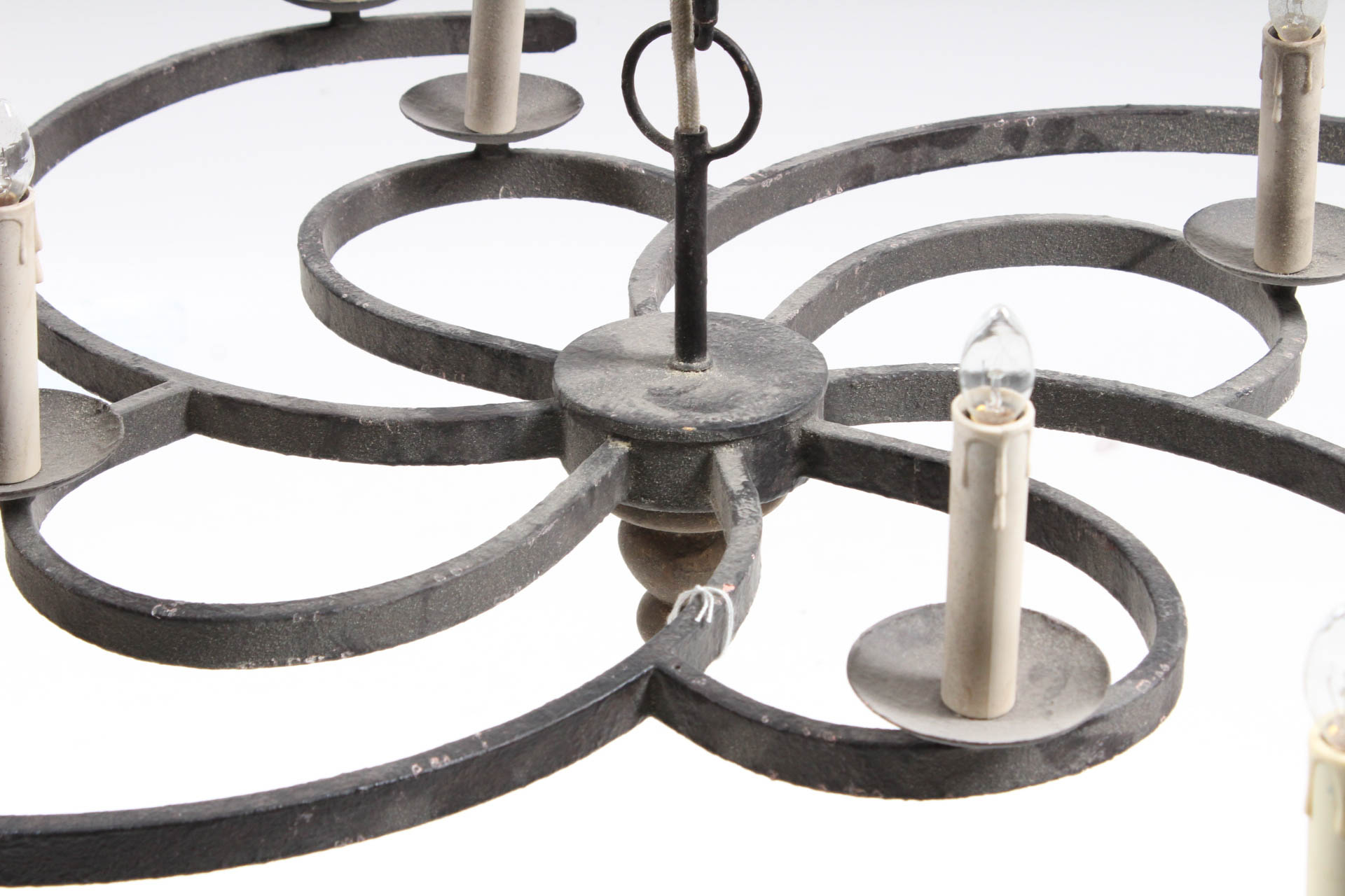 Wrought Iron Swirl Pendant Light Fixture