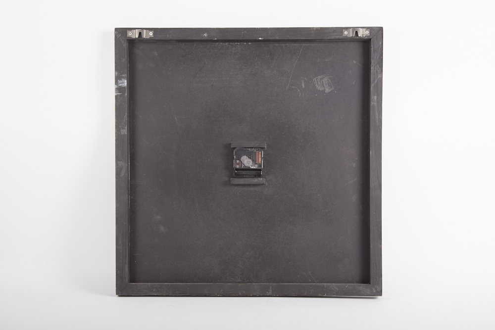 Modern Wooden Tile-Look Wall Clock