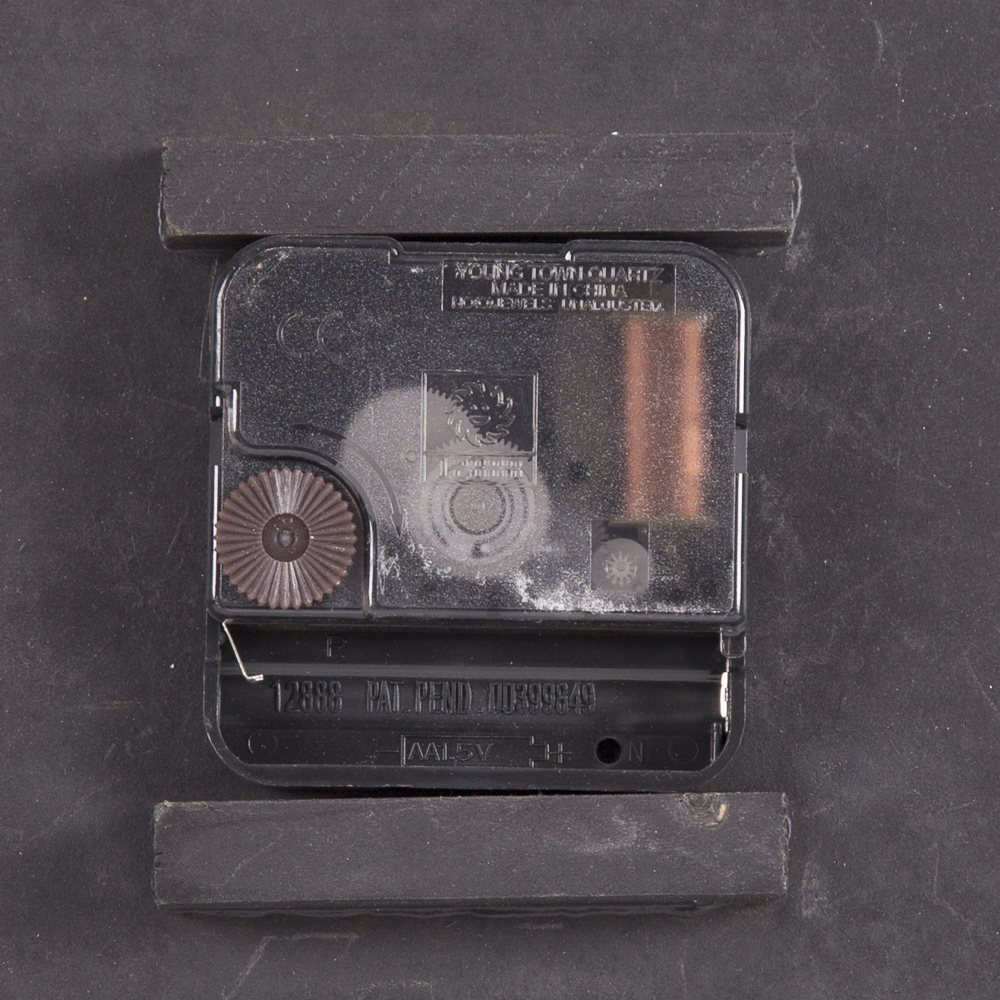 Modern Wooden Tile-Look Wall Clock