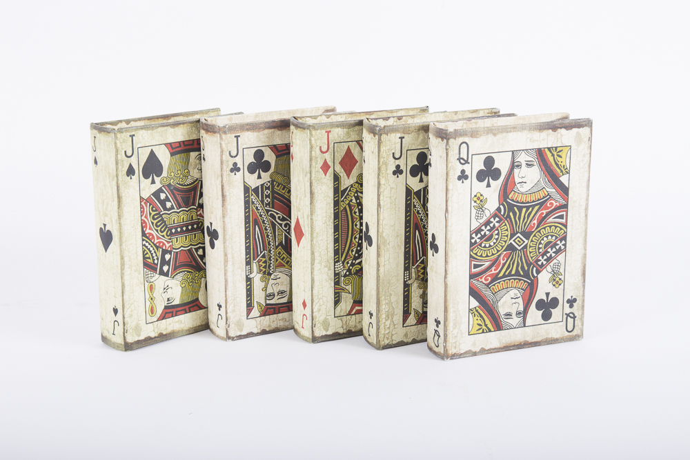 Playing Card Themed Book Boxes