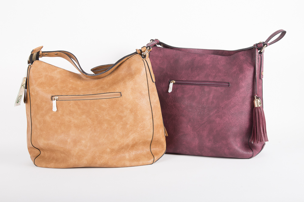 Alyssa Vegan Leather Hobo Purses
