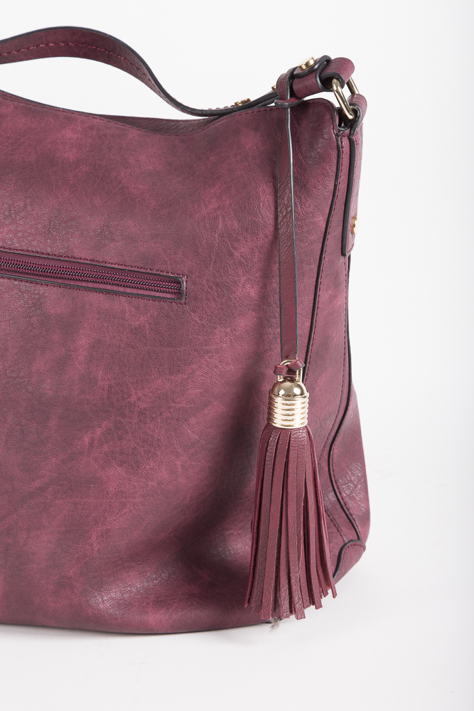 Alyssa Vegan Leather Hobo Purses