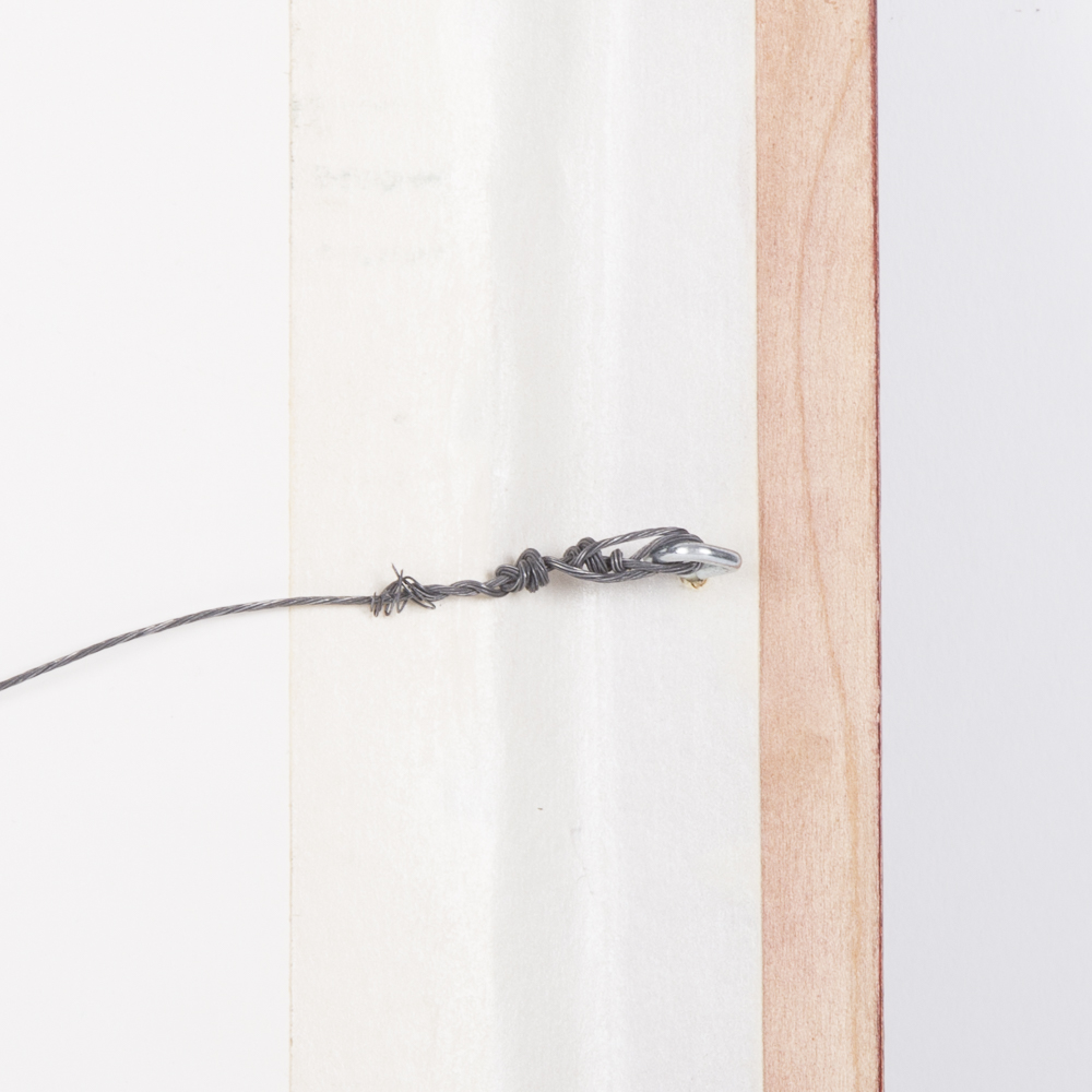 Ruth Faktor Framed Hand Glazed Ceramic Sculpture Titled "Ensemble"