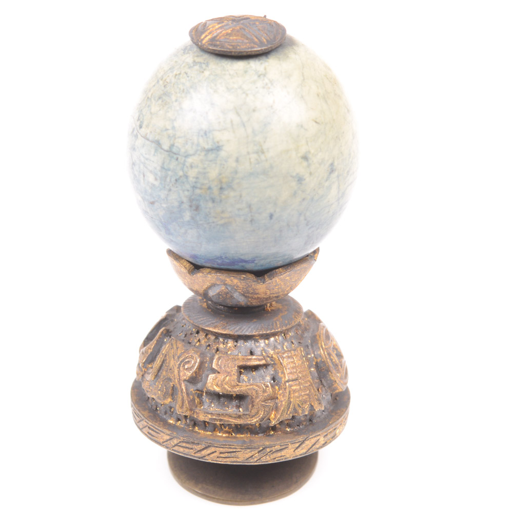 Chinese Official's Blue Hat Finial