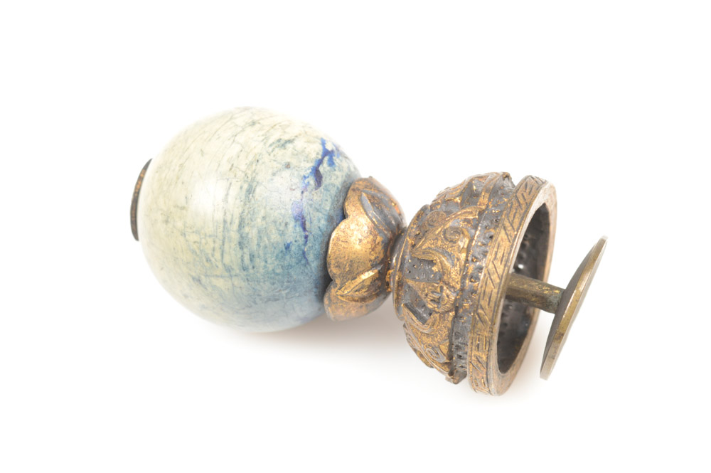 Chinese Official's Blue Hat Finial