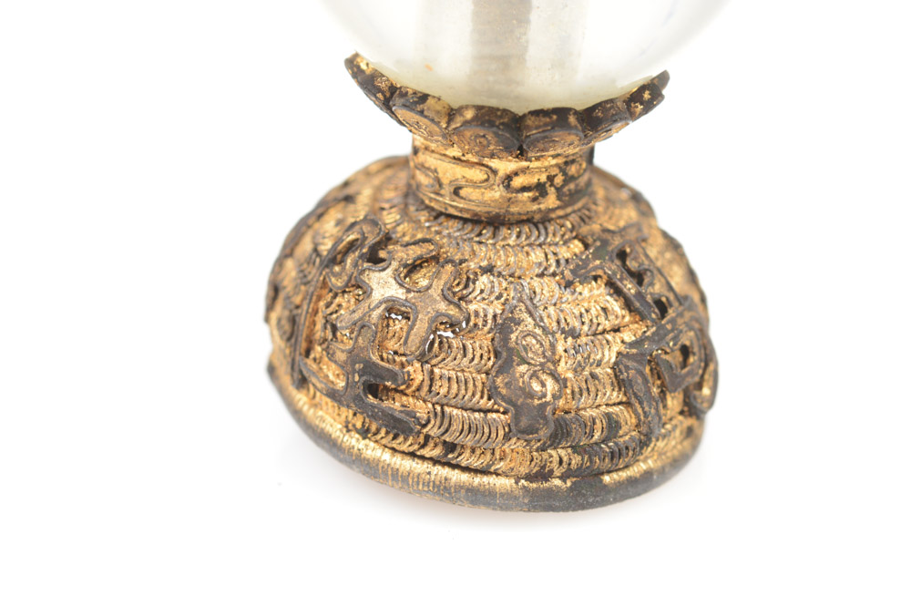 Chinese Glass Official's Hat Finial