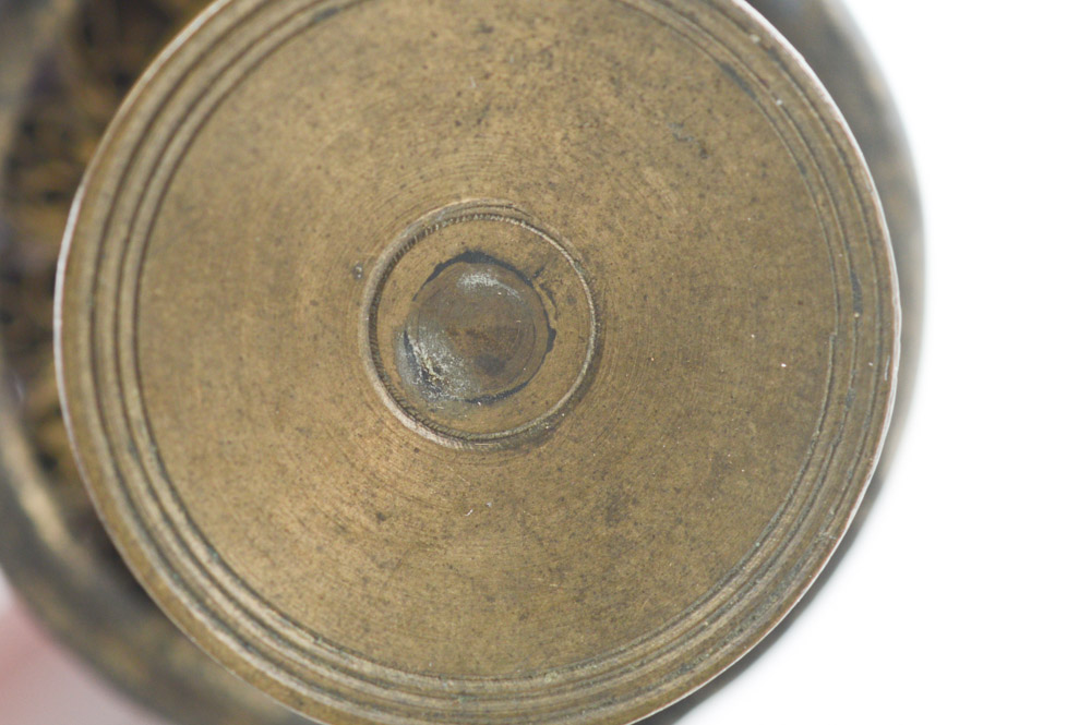 Chinese Blue Glass Official's Hat Finial