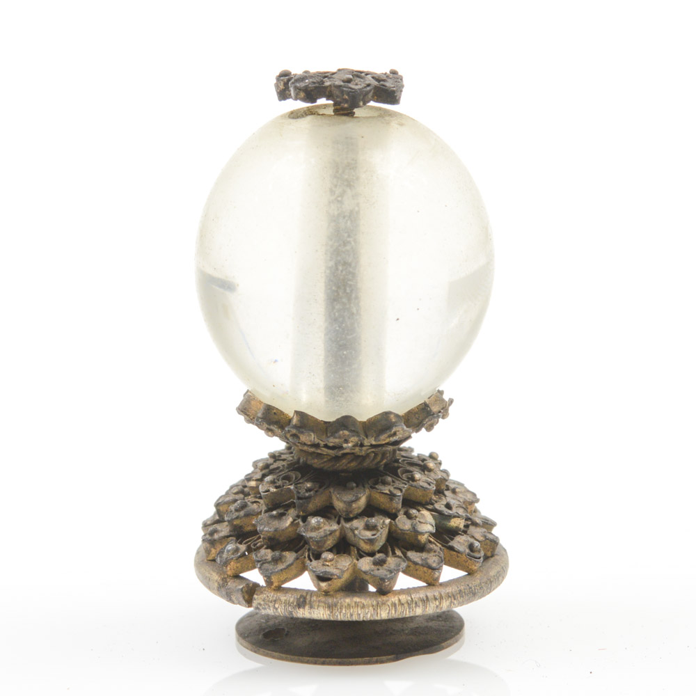 Chinese Glass Official's Hat Finial