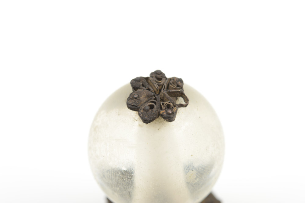 Chinese Glass Official's Hat Finial