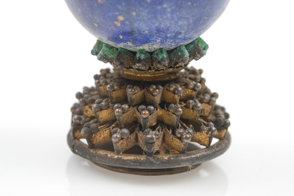 Chinese Lapis Lazuli Official's Hat Finial