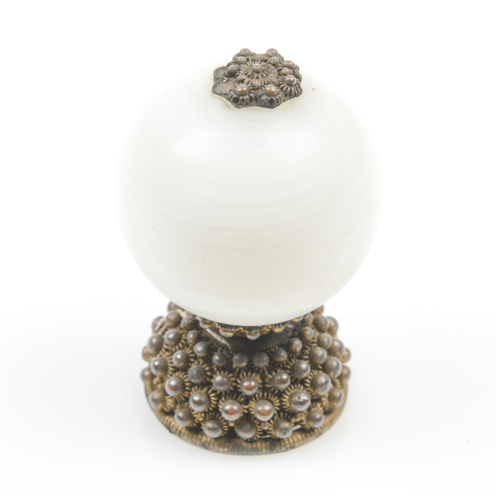 Chinese Glass Official's Hat FInial