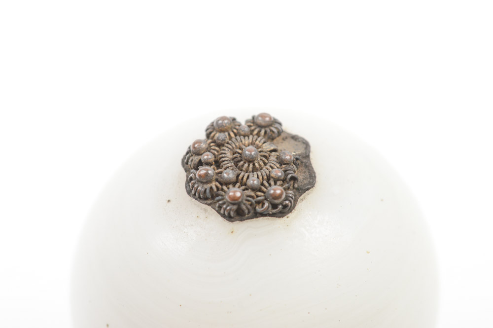 Chinese Glass Official's Hat FInial