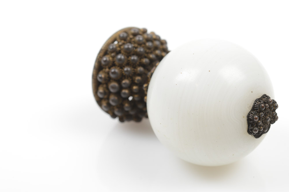 Chinese Glass Official's Hat FInial